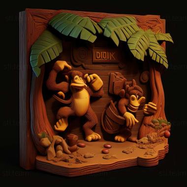 3D model Donkey Kong Country game (STL)